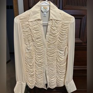 Talbots silk blouse